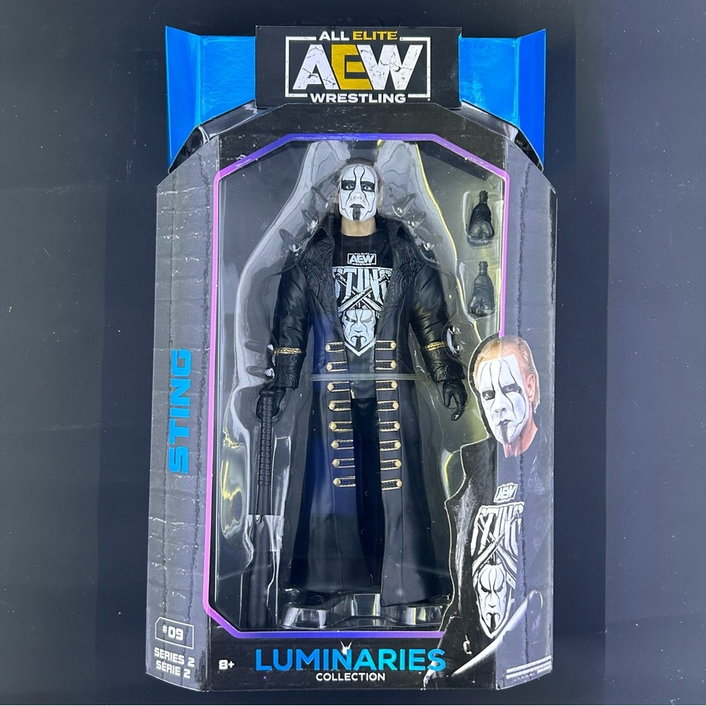 Jazwares AEW Luminaries Collection Sting Wrestling Figure 2022 Unmatched 2